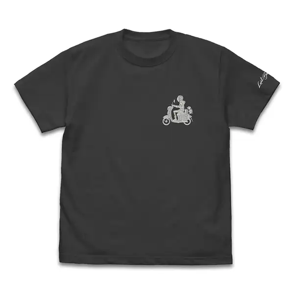 バイク志摩リン ワンポイント刺繍Tシャツ／SUMI
