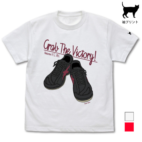 黒尾鉄朗シューズ Tシャツ （WHITE）