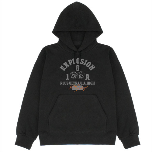爆豪勝己 カレッジ プルオーバーパーカー （BLACK）