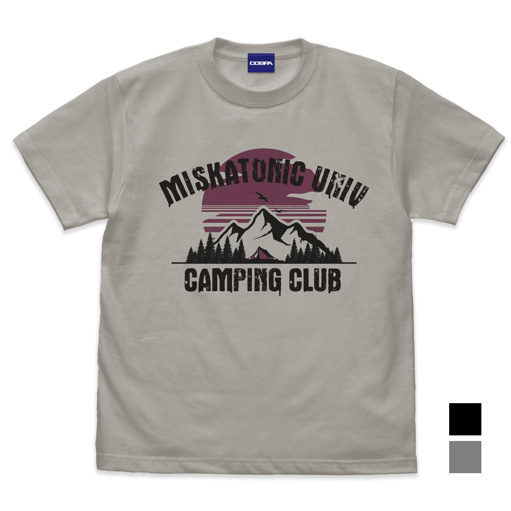 ミスカトニック大学野外活動部 Tシャツ LIGHT GRAY