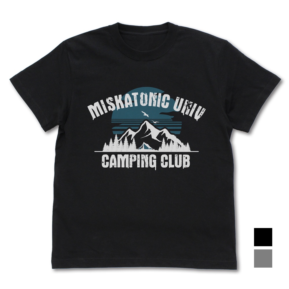 ミスカトニック大学野外活動部 Tシャツ BLACK