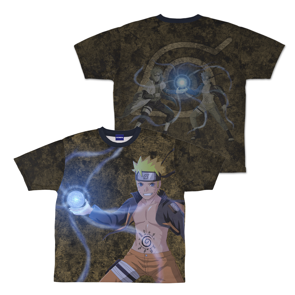 描き下ろし うずまきナルト 両面フルグラフィックTシャツ