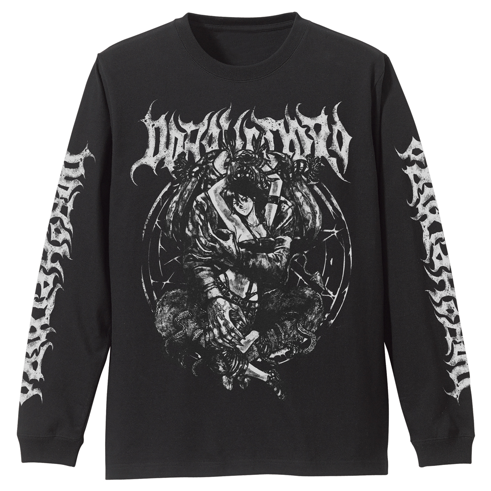 ハル 袖リブロングスリーブTシャツ