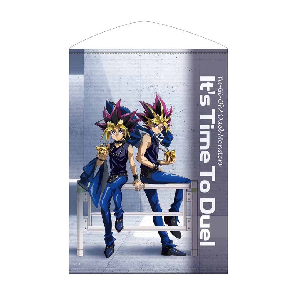 描き下ろし 武藤遊戯＆闇遊戯 B2タペストリー オフモードの..