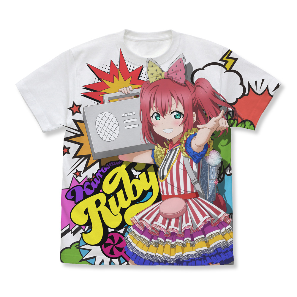 描き下ろし 黒澤ルビィ フルグラフィックTシャツ ソロコンサ..