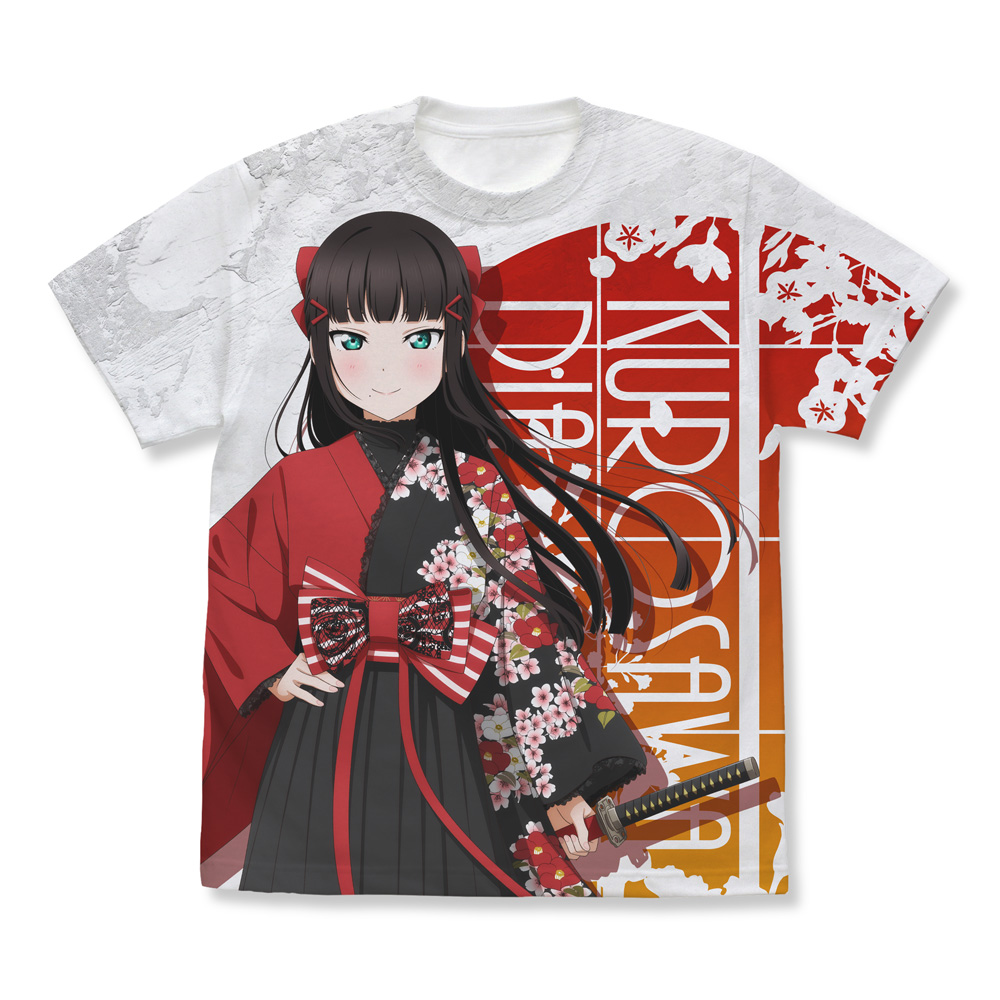 描き下ろし 黒澤ダイヤ フルグラフィックTシャツ ソロコンサ..