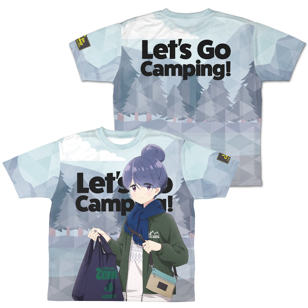 描き下ろし 志摩リン 両面フルグラフィックTシャツ ゼブラで..