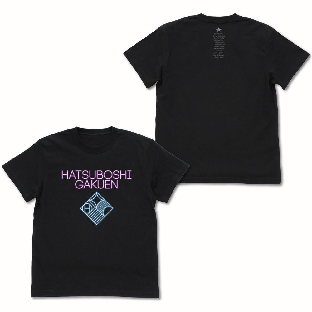 初星学園 ネオンサインロゴ Tシャツ