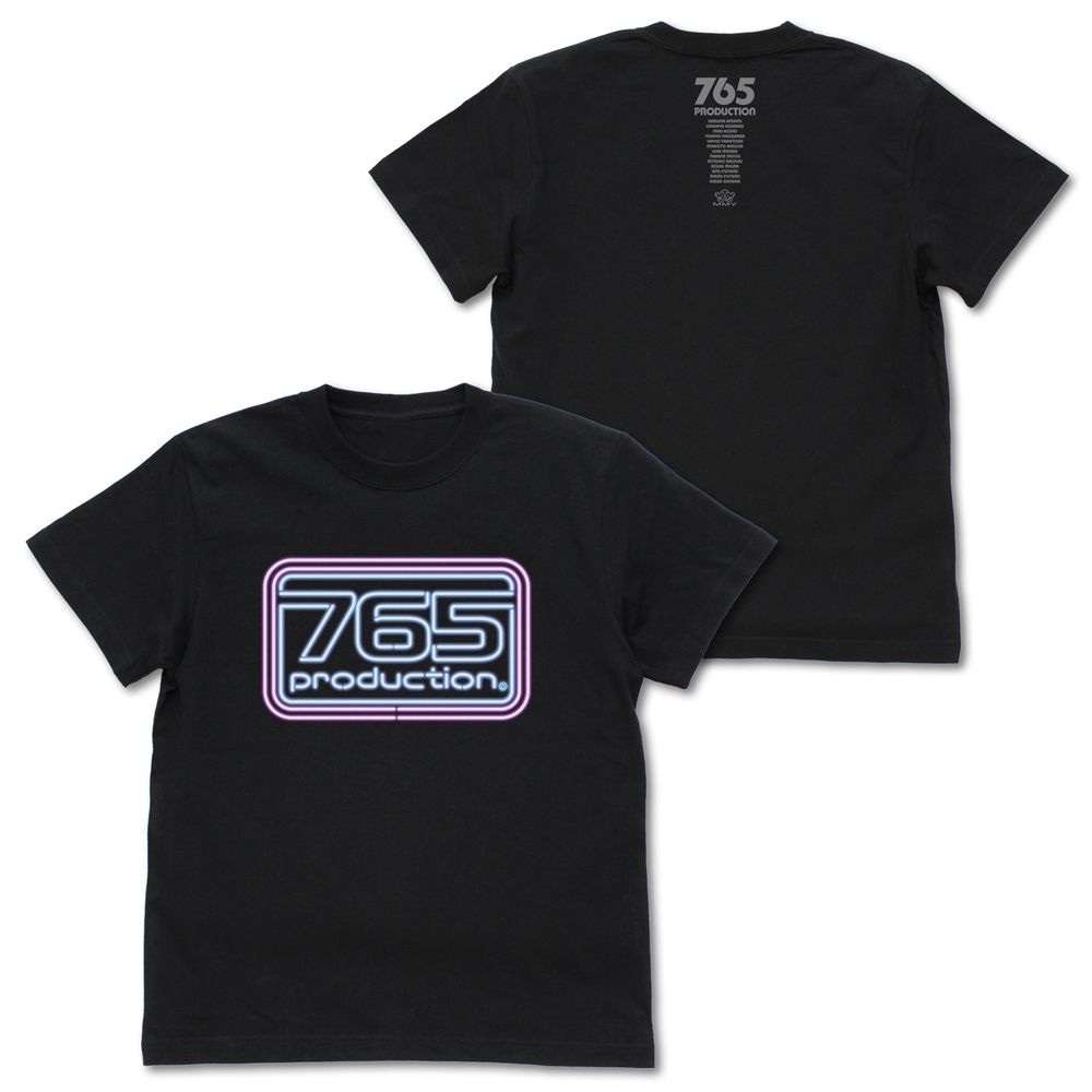 765プロ ロゴ ネオンサイン Tシャツ