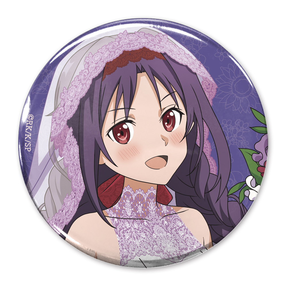 描き下ろし ユウキ 65mm缶バッジ ウェディングドレスVe..
