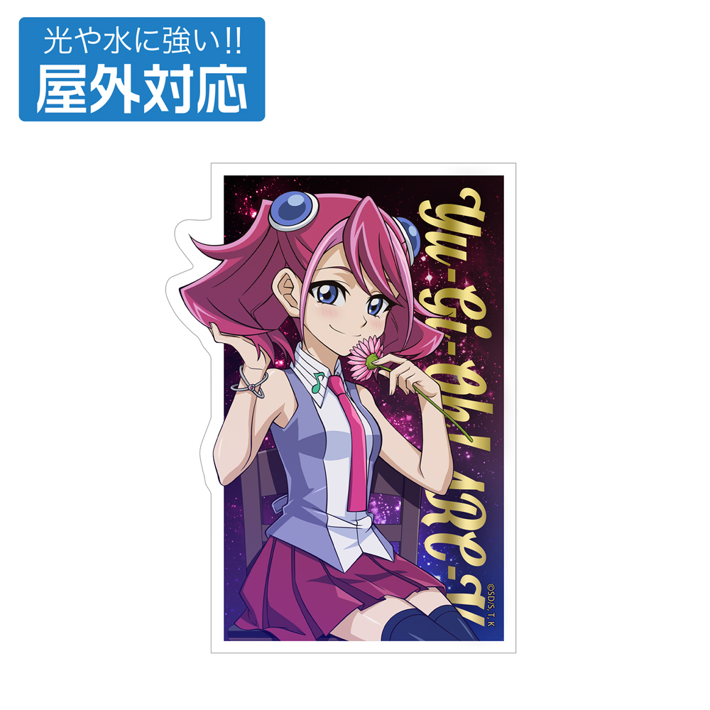 描き下ろし 柊柚子 屋外対応ステッカー 一輪のゆらめきVer.