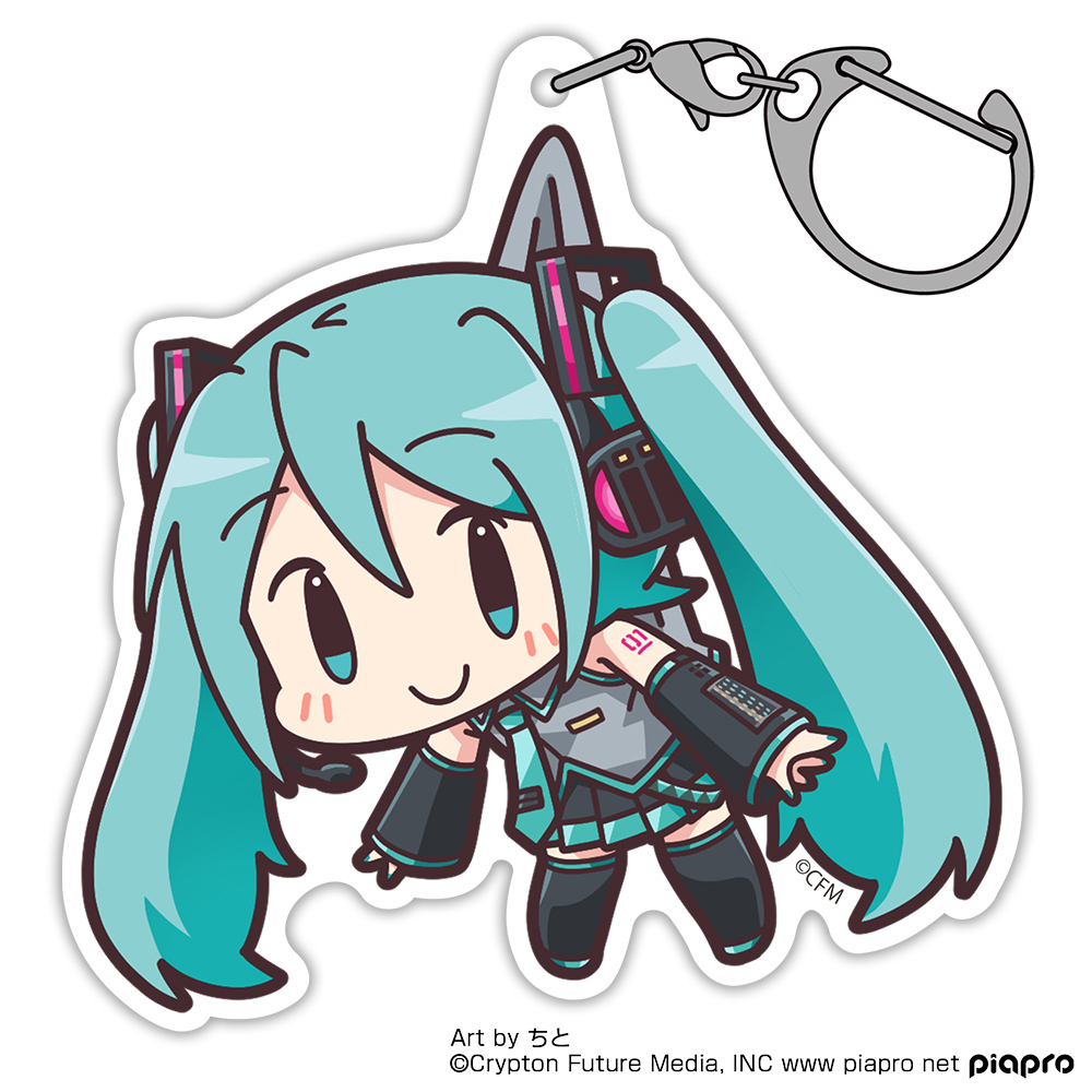 初音ミク アクリルつままれ