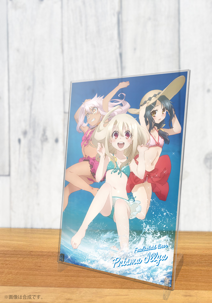 水着のイリヤ＆美遊＆クロエ アクリルアートスタンド