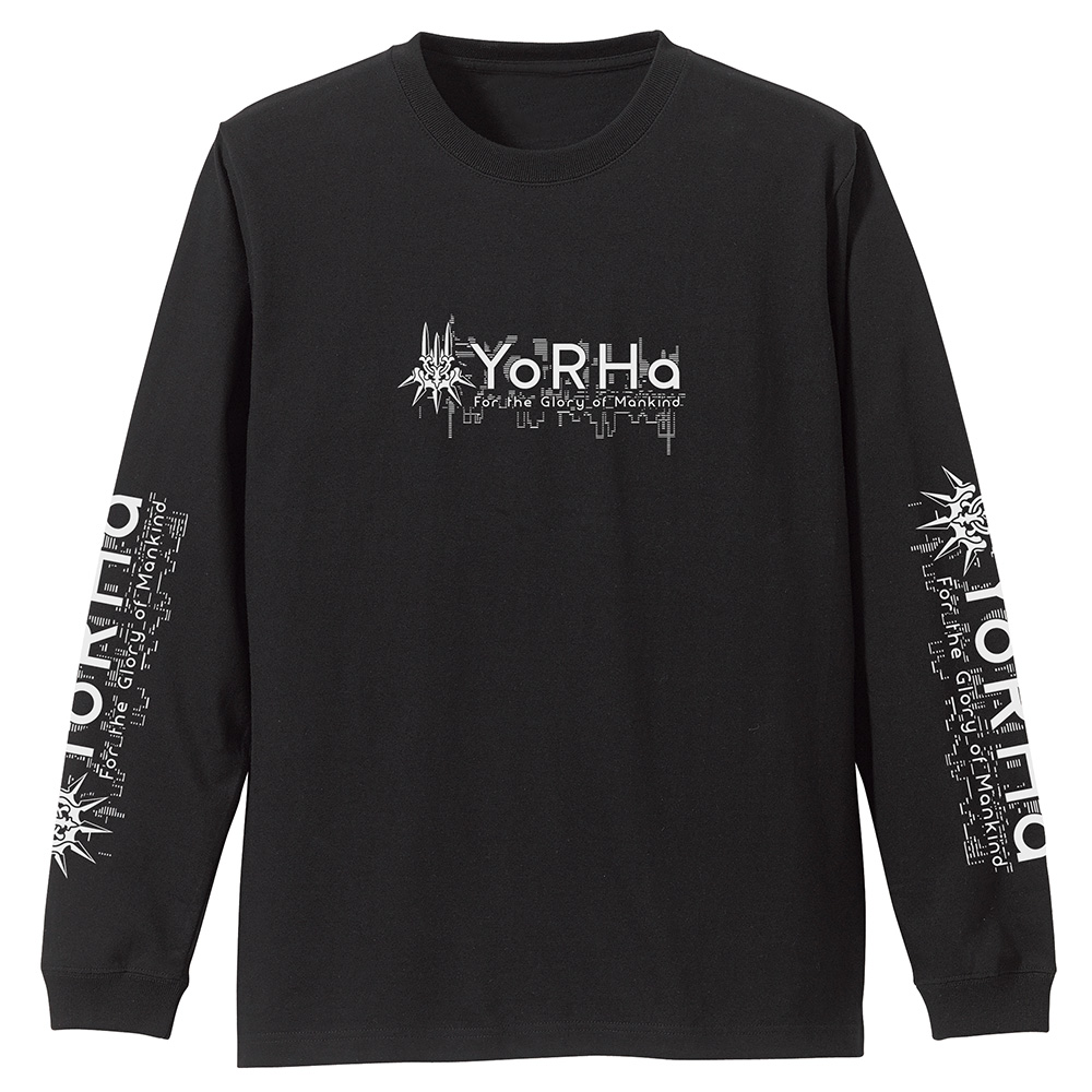 ヨルハ部隊 袖リブロングスリーブTシャツ