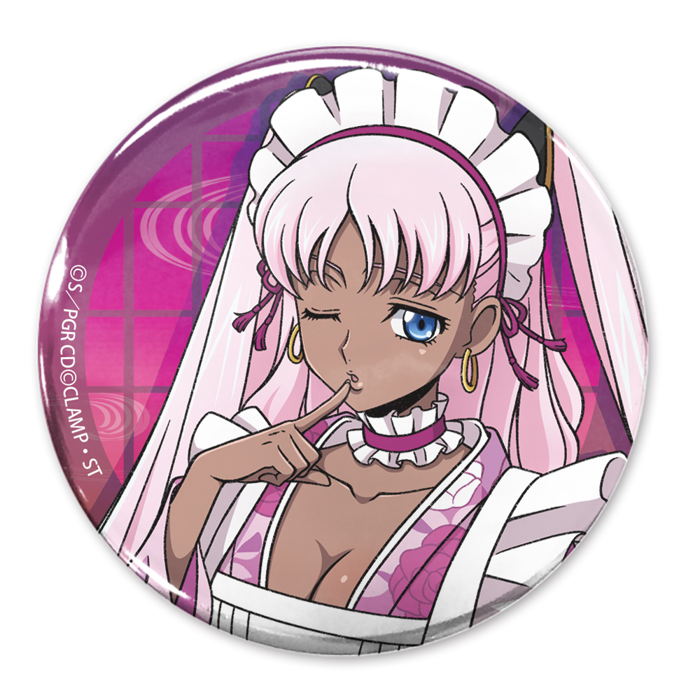 描き下ろし キャサリン・サバスラ 65mm缶バッジ 和風メイ..