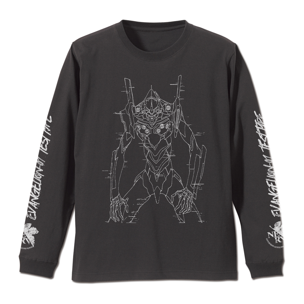 エヴァ初号機 袖リブロングスリーブTシャツ