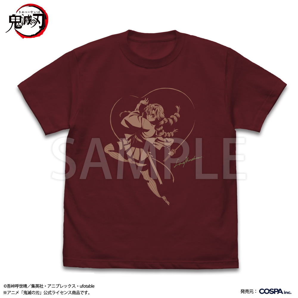 甘露寺蜜璃 恋の呼吸 Tシャツ
