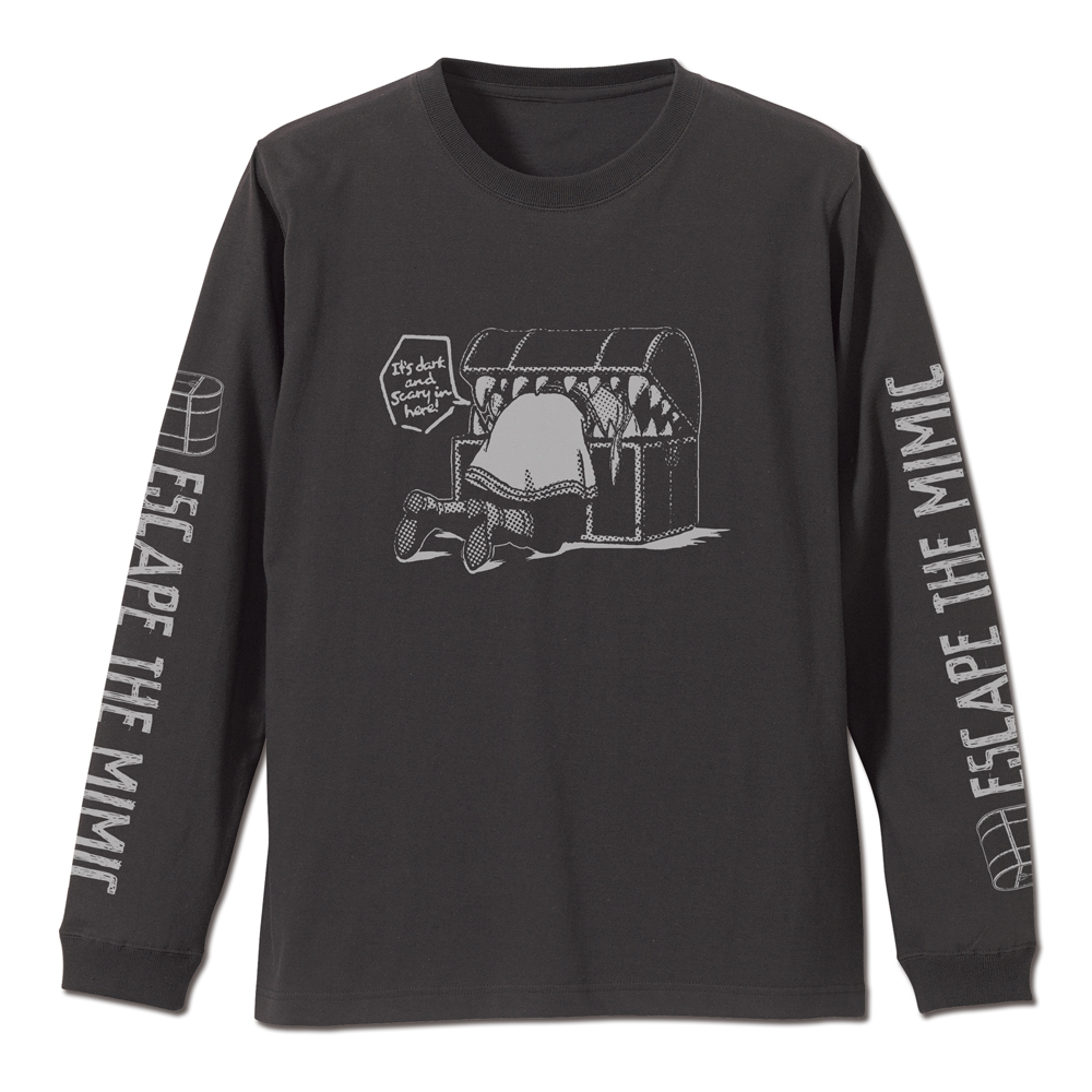 ミミックとピンチのフリーレン 袖リブロングスリーブTシャツ
