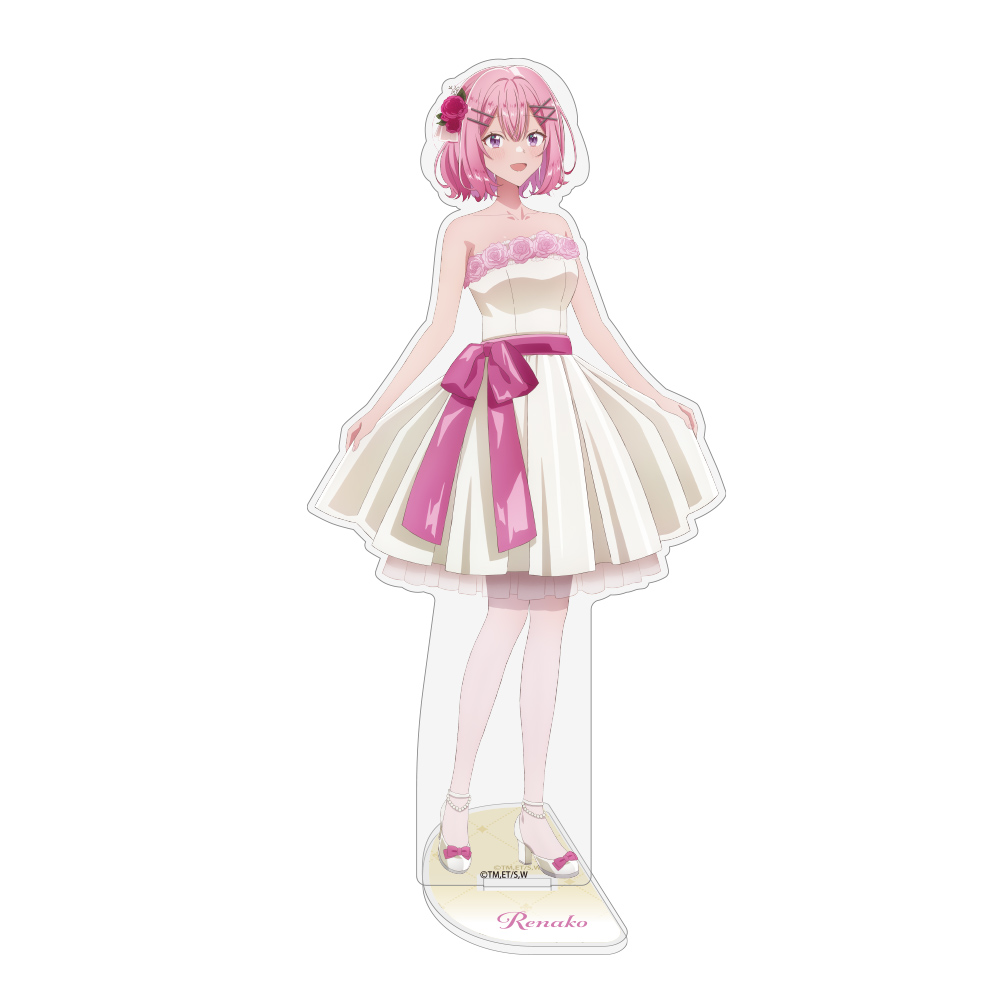 描き下ろし 甘織れな子 アクリルスタンド（大） パーティドレ..