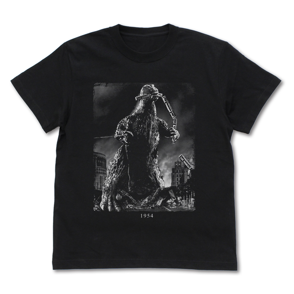 電車を咥えるゴジラ（1954） Tシャツ
