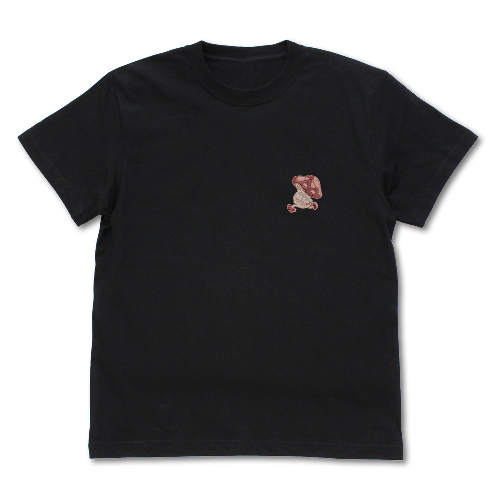 歩き茸 ワンポイント刺繍Tシャツ