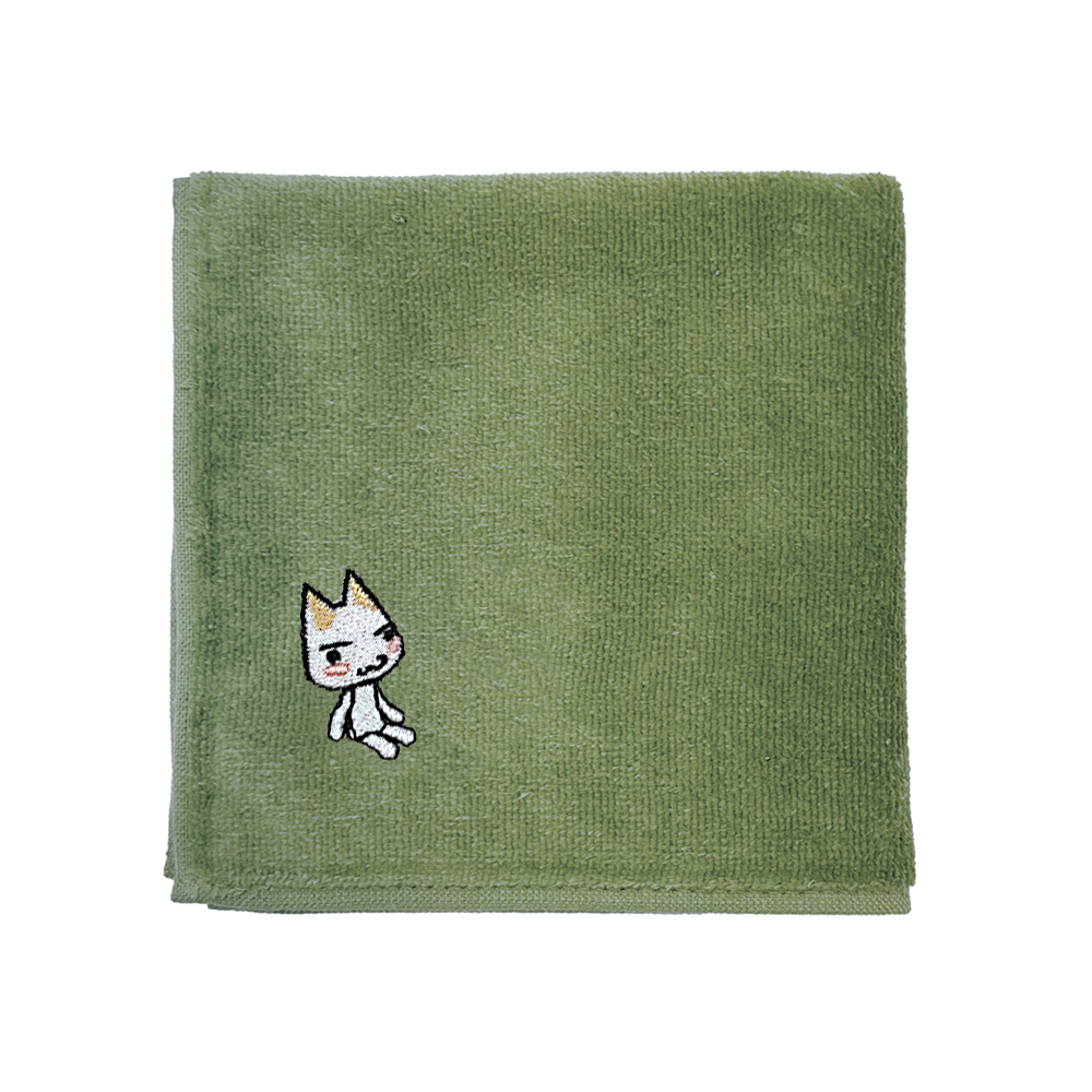 トロ 刺繍ハンドタオル