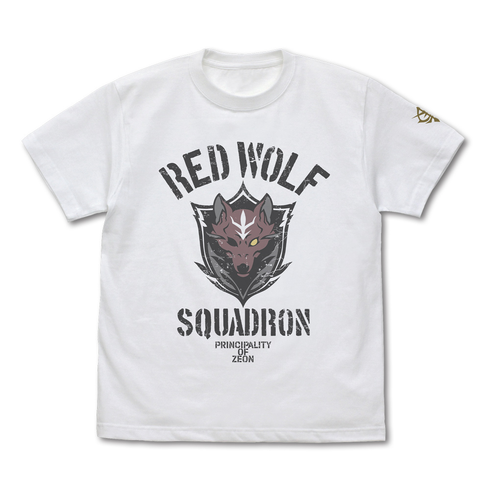レッド・ウルフ隊 Tシャツ WHITE