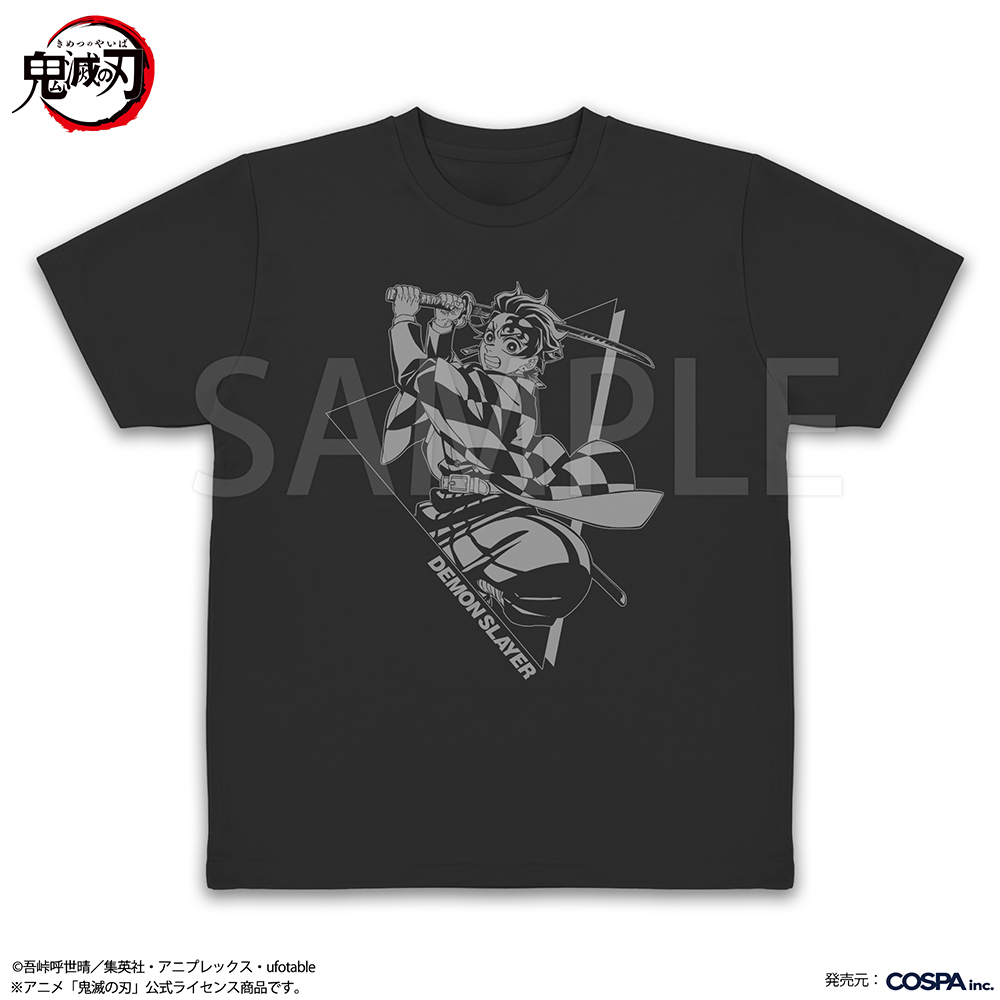 竈門炭治郎 ドライTシャツ BLACK