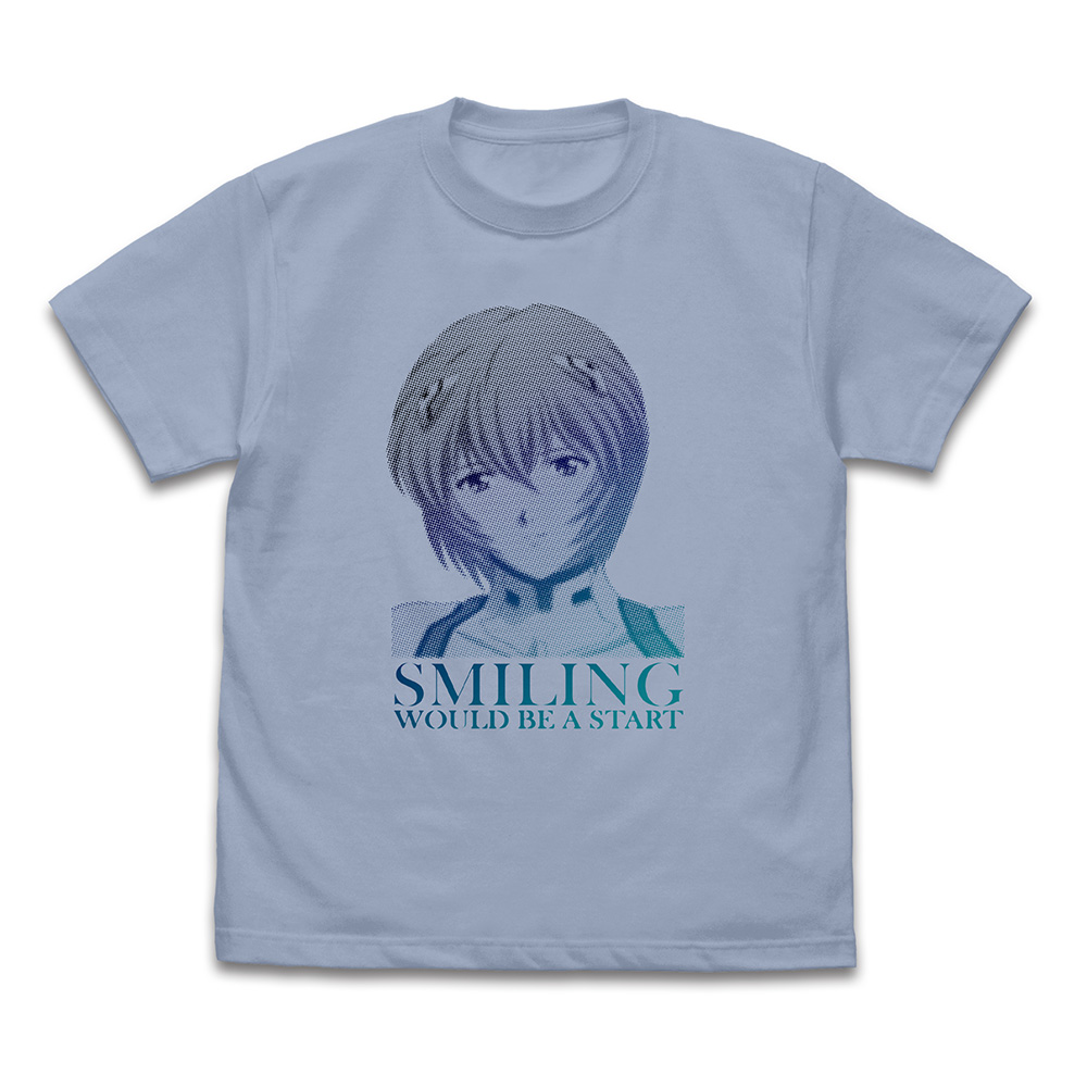 笑えばいいと思うよ Tシャツ ACID BLUE
