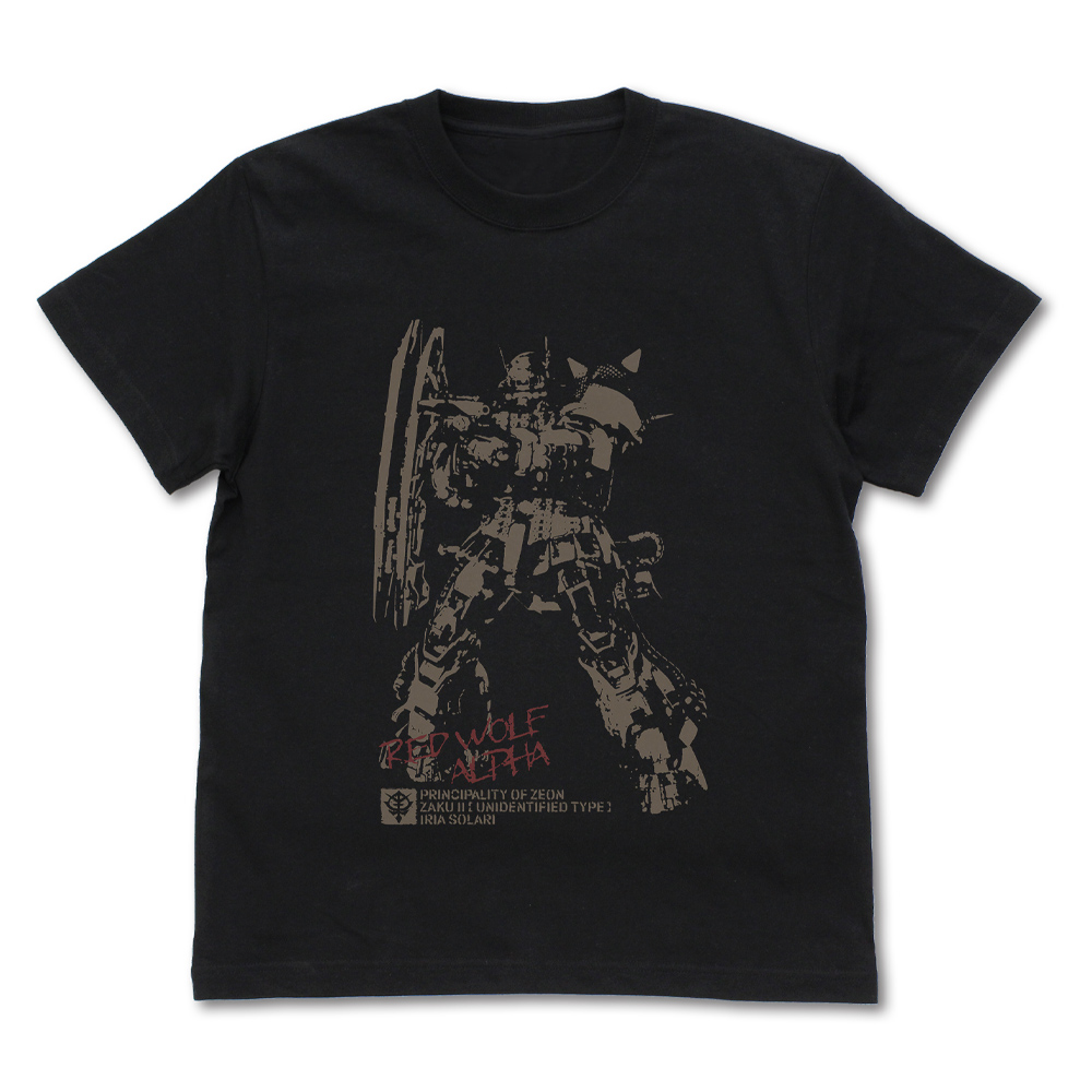 無識別型ザクII ソラリ機 Tシャツ BLACK
