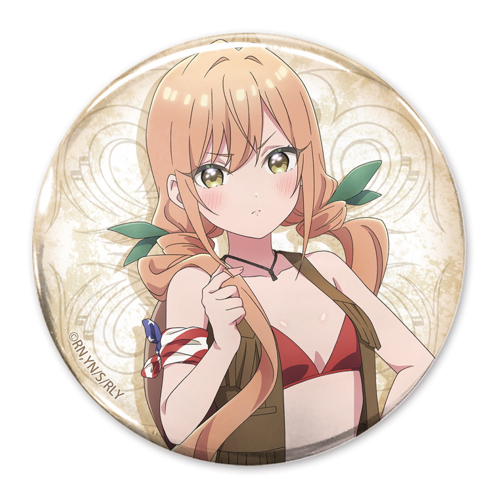 描き下ろし 院田唐音 65mm缶バッジ カウガールVer.