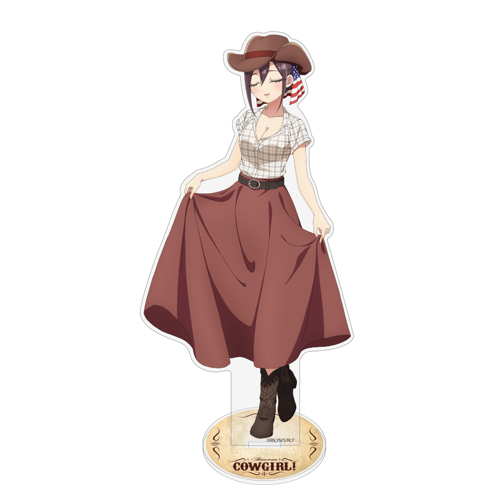 描き下ろし 銘戸芽衣 アクリルスタンド（大） カウガールVe..