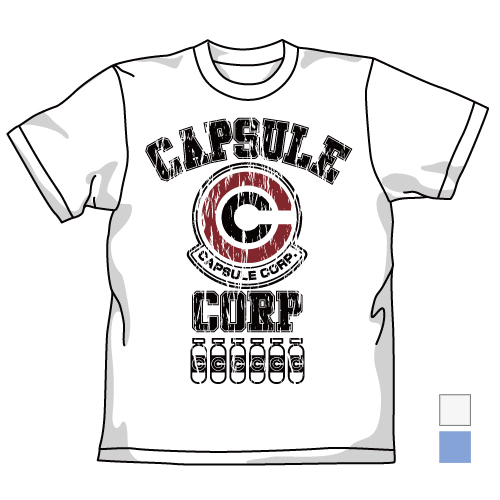 カプセルコーポレーションTシャツ改 （WHITE）