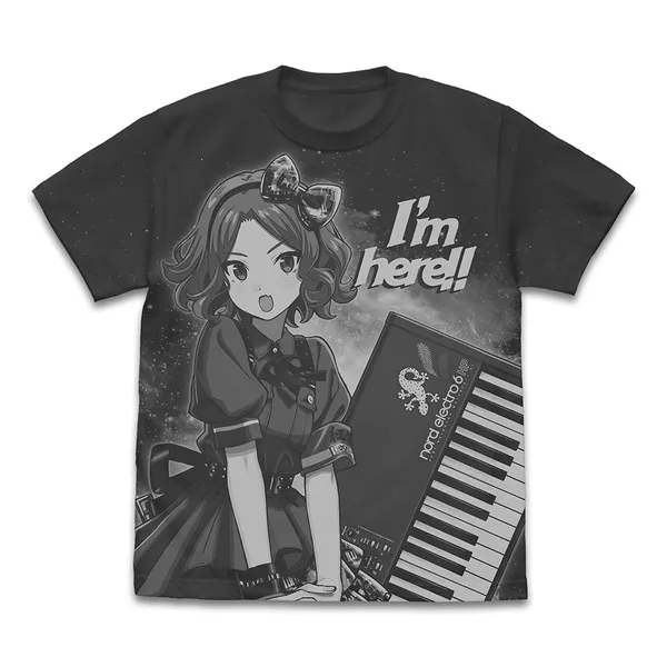 海老塚智 オールプリントTシャツ