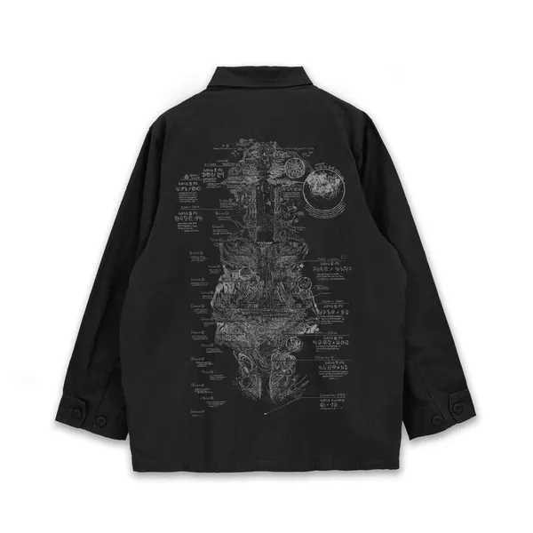 アビス地図 ファティーグジャケット Ver.2.0/BLACK