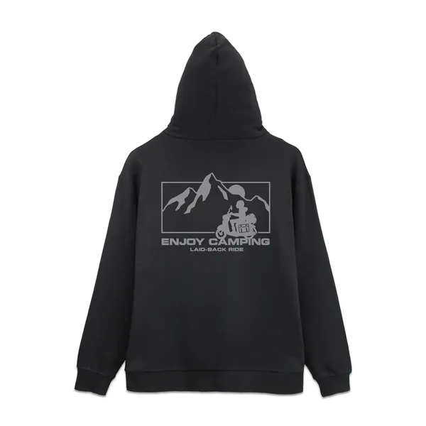 シルエットバイク志摩リン ジップパーカー/BLACK